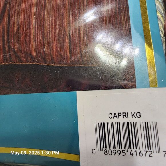 The Manhattan Duvet Co Alliance King Duvet Striped Green/Blue/White 102" x 96" - Picture 7 of 7